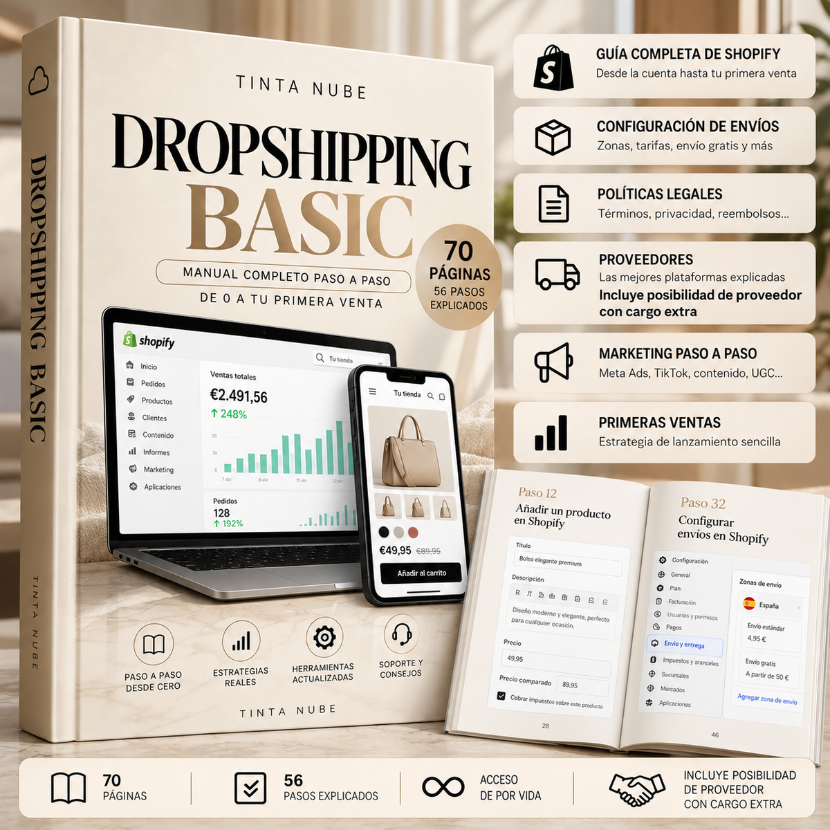 E-Book Basic Dropshipping de 0 a Tu 1 Venta